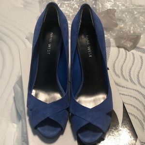 Nine West Jacer Blue Suede shoes